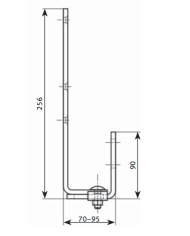I'M SOLAR Befestigungshaken für Schiefer Fliesen | Alma Solar® Nr.1 für Solarmodule online I'M SOLAR Befestigungshaken für Schiefer Fliesen | Alma Solar® Nr.1 für Solarmodule online