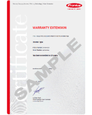 FRONIUS Garantieverlängerung auf 10 Jahre