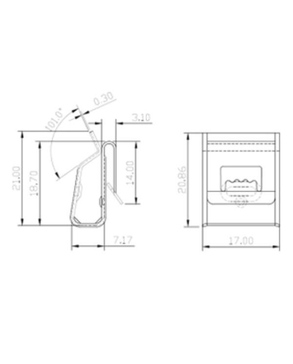 Kabelclip für Solarpanels