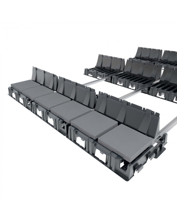 Horizontale Installationsschiene für das Falx-System