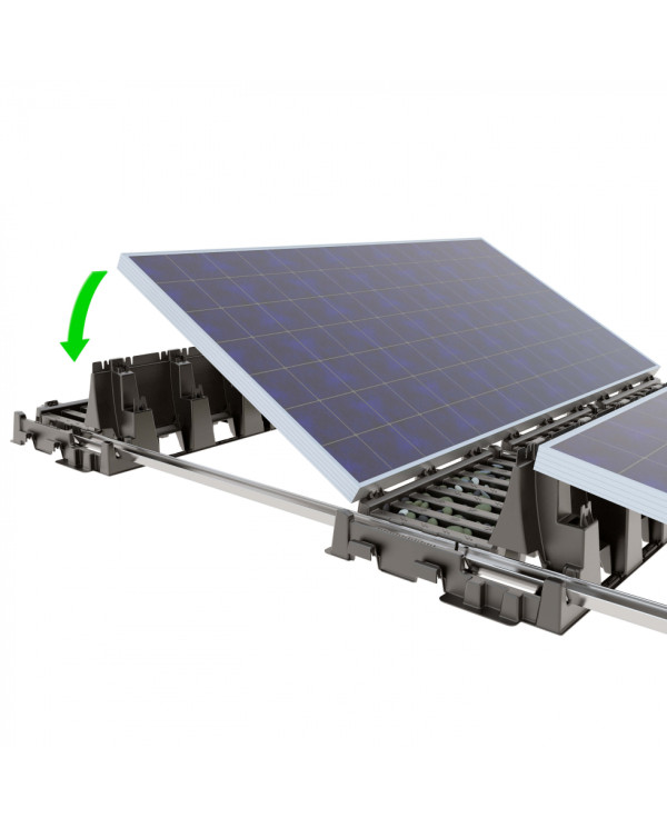 Horizontale Installationsschiene für das Falx-System