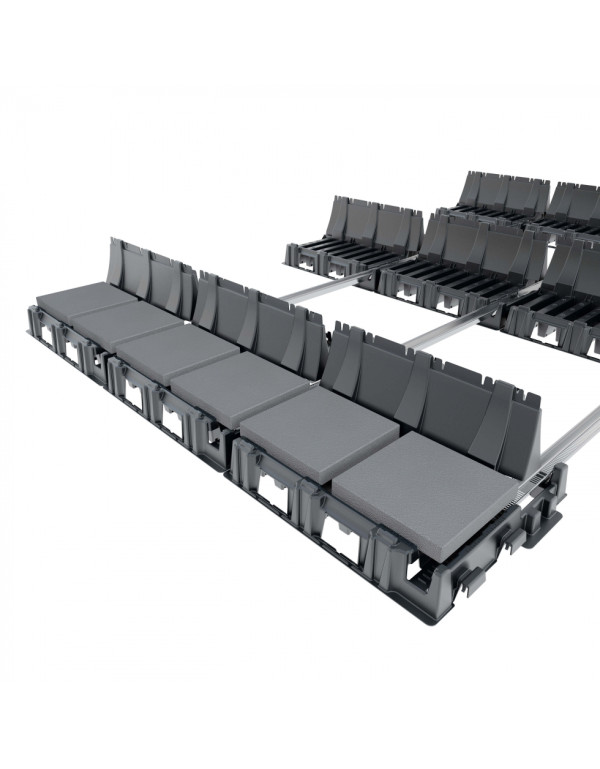 Horizontale Installationsschiene für das Falx-System 1523mm | Alma Solar® Nr.1 für Solarmodule online Horizontale Installationsschiene für das Falx-System 1523mm | Alma Solar® Nr.1 für Solarmodule online