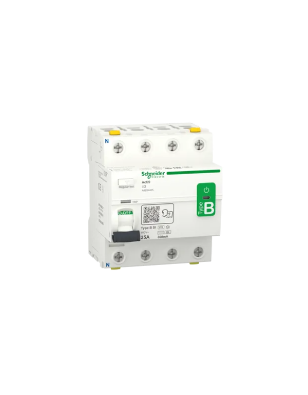 A9Z64425 - Fehlerstromschutzschalter - 4P - 25A - 300mA - Typ B-SI | Alma Solar® Nr. 1 der Solarmodule online A9Z64425 - Fehlerstromschutzschalter - 4P - 25A - 300mA - Typ B-SI | Alma Solar® Nr. 1 der Solarmodule online