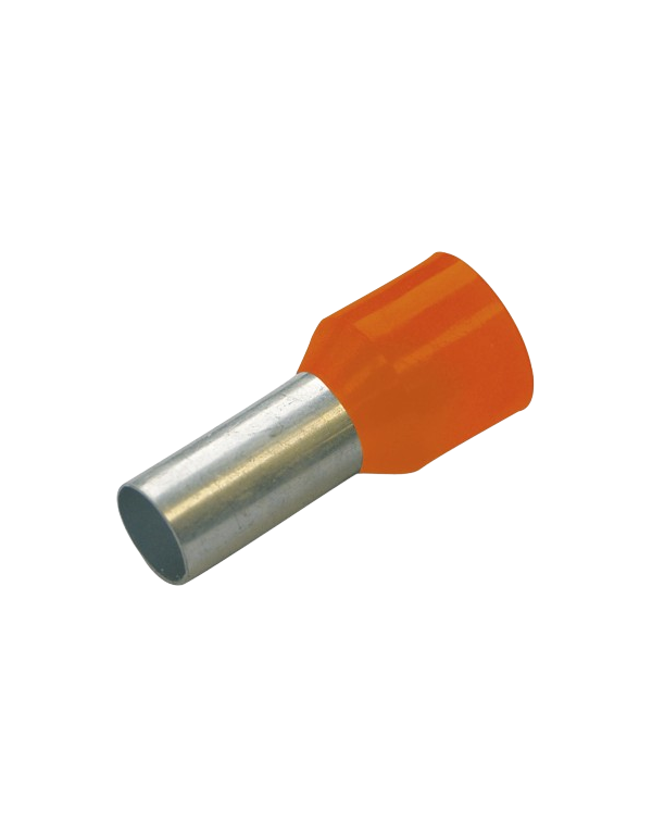 Haupa 270033 Isolierte Aderendhülsen 4 mm² Farbserie I, französisch, Länge 10 mm, orange Haupa 270033 Isolierte Aderendhülsen 4 mm² Farbserie I, französisch, Länge 10 mm, orange