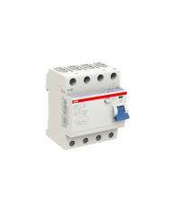 ABB F204A-63/0,3 FI-Schalter, 63A/0,3mA, 4-Polig ABB F204A-63/0,3 FI-Schalter, 63A/0,3mA, 4-Polig