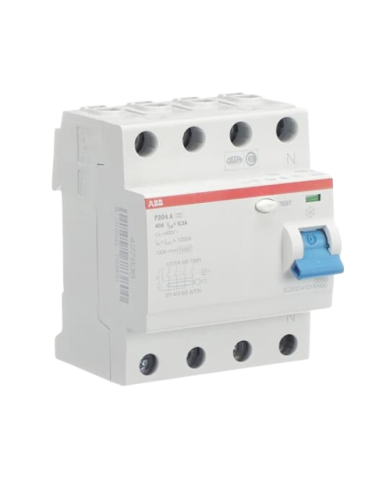 ABB F204A-40/0,3 FI-Schalter 4pol. 40/0,3A ABB F204A-40/0,3 FI-Schalter 4pol. 40/0,3A