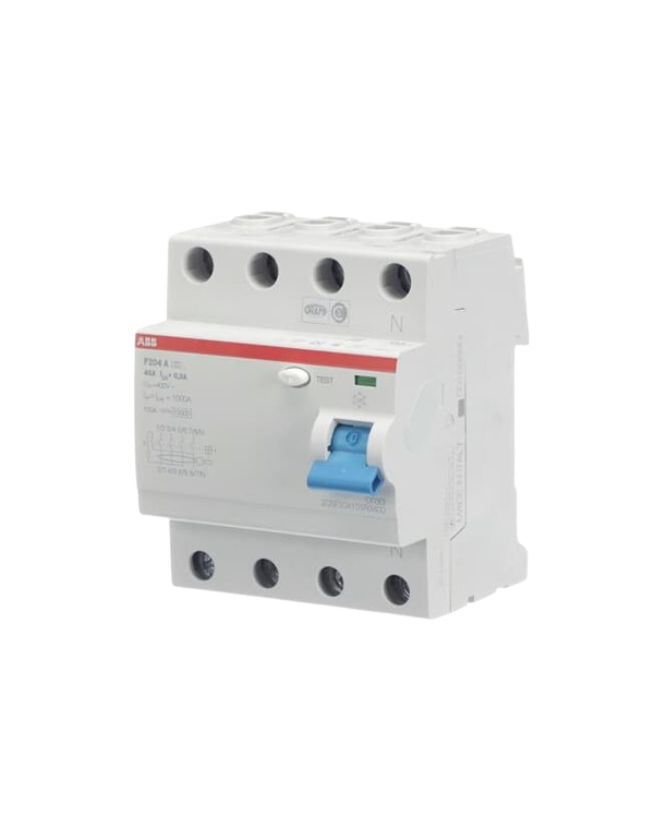ABB F204A-40/0,3 FI-Schalter 4pol. 40/0,3A ABB F204A-40/0,3 FI-Schalter 4pol. 40/0,3A