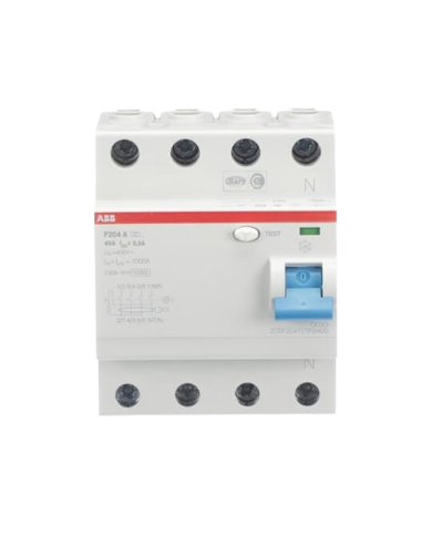 ABB F204A-40/0,3 FI-Schalter 4pol. 40/0,3A ABB F204A-40/0,3 FI-Schalter 4pol. 40/0,3A