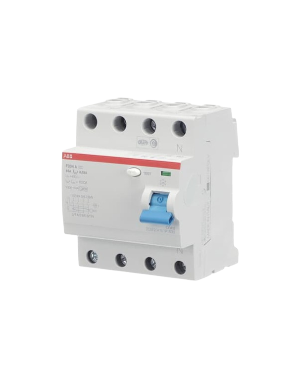 ABB 2CSF204101R1630 F204A-63/0,03 Fehlerstrom-Schutzschalter A 4polig 63 A 0.03 A 230 V