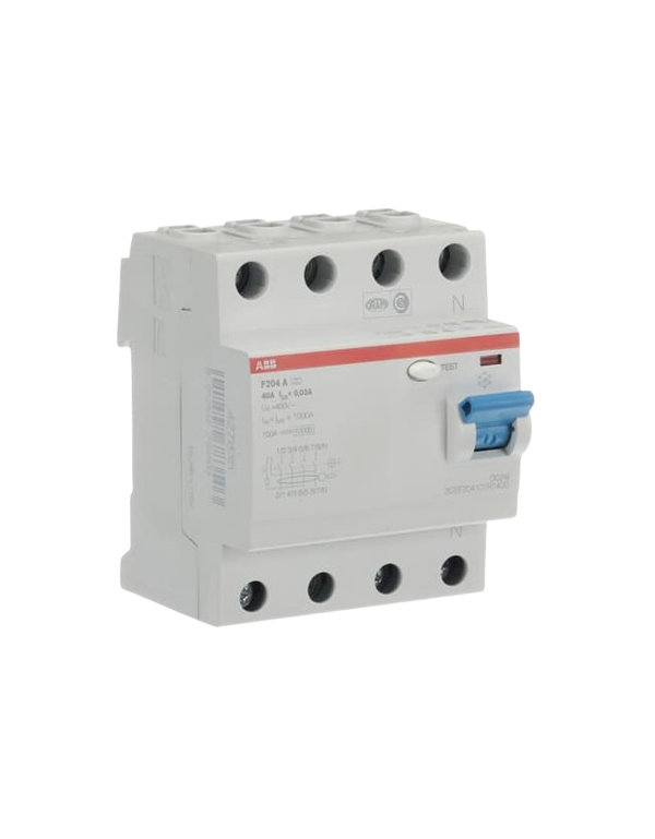 ABB F204 A-40/0,03 F204A-40/0,03 FI-Schutzschalter 4P,Typ A,40A,30mA 2CSF204101R1400