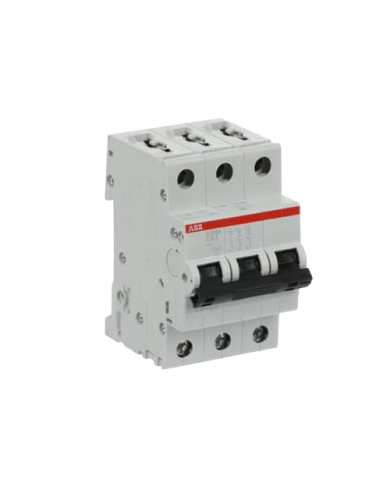 ABB S203M-C63 LS-Schalter 3P 63A C-Charakteristik, 10 kA ABB S203M-C63 LS-Schalter 3P 63A C-Charakteristik, 10 kA
