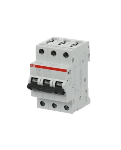 ABB S203M-C63 LS-Schalter 3P 63A C-Charakteristik, 10 kA ABB S203M-C63 LS-Schalter 3P 63A C-Charakteristik, 10 kA