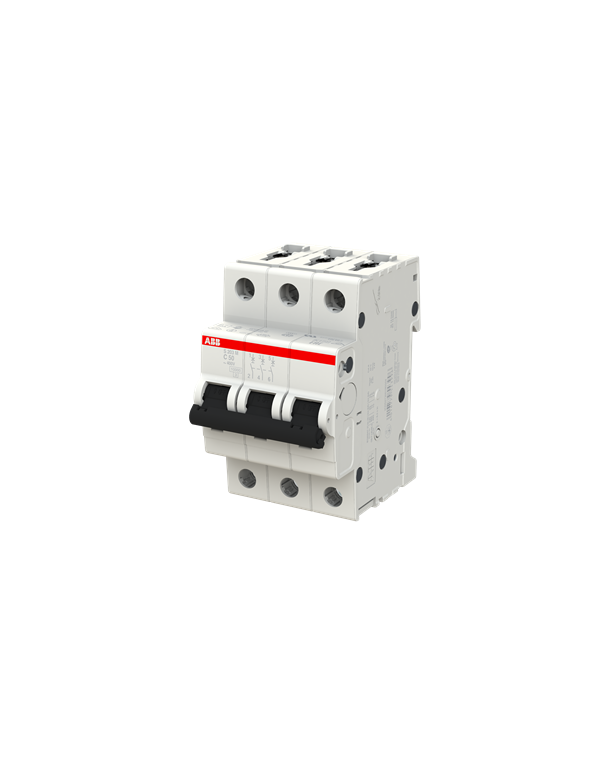 ABB S203M-C50 LS-Schalter 3P 50A C-Charakteristik, 10 kA ABB S203M-C50 LS-Schalter 3P 50A C-Charakteristik, 10 kA