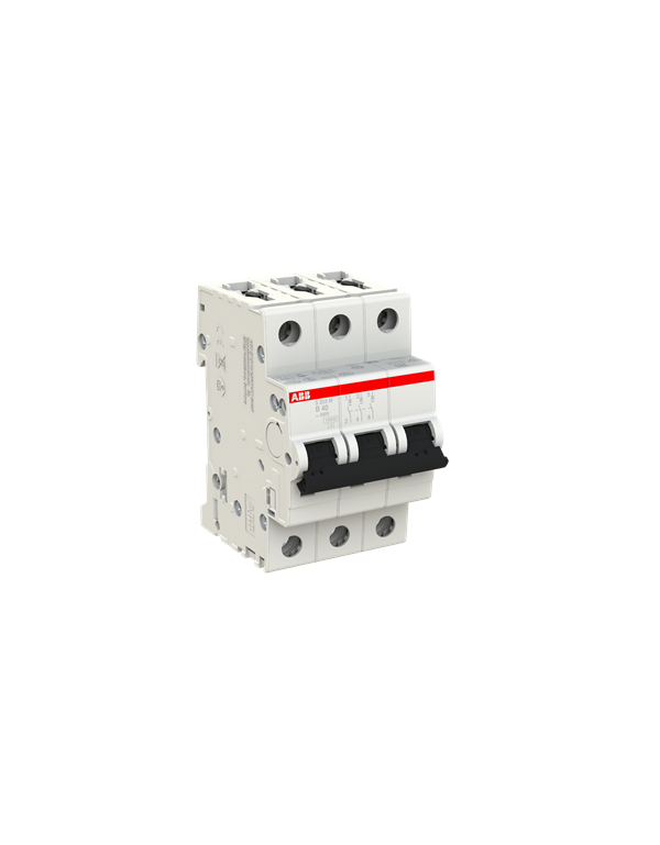 ABB S203M-B40 LS-Schalter 3P 40A B-Charakteristik, 10 kA ABB S203M-B40 LS-Schalter 3P 40A B-Charakteristik, 10 kA