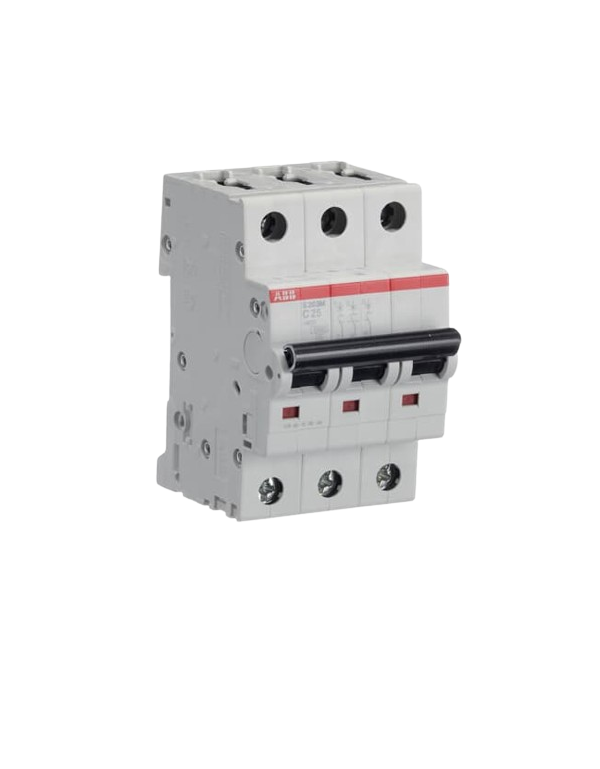 ABB S203M-C25 LS-Schalter 3P 25A C-Charakteristik, 10 kA ABB S203M-C25 LS-Schalter 3P 25A C-Charakteristik, 10 kA