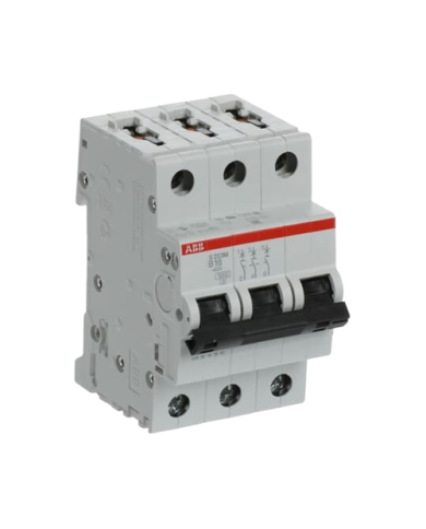 ABB S203M-B16 LS-Schalter 3P 16A B-Charakteristik, 10 kA ABB S203M-B16 LS-Schalter 3P 16A B-Charakteristik, 10 kA