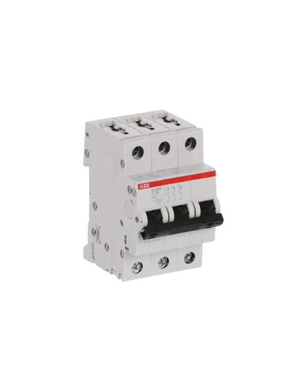 ABB S203M-C10 LS-Schalter 3P 10A C-Charakteristik, 10 kA ABB S203M-C10 LS-Schalter 3P 10A C-Charakteristik, 10 kA