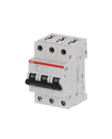 ABB S203M-C10 LS-Schalter 3P 10A C-Charakteristik, 10 kA ABB S203M-C10 LS-Schalter 3P 10A C-Charakteristik, 10 kA