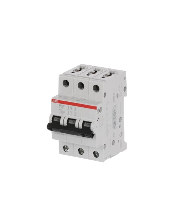 ABB S203M-C10 LS-Schalter 3P 10A C-Charakteristik, 10 kA ABB S203M-C10 LS-Schalter 3P 10A C-Charakteristik, 10 kA