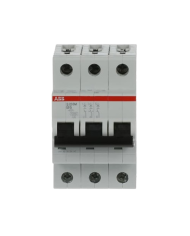 ABB S203M-B6 LS-Schalter 3P 6A B-Charakteristik, 10 kA ABB S203M-B6 LS-Schalter 3P 6A B-Charakteristik, 10 kA