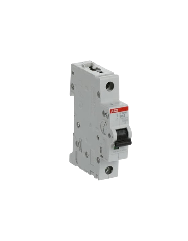 ABB S 201M B63 LS-Schalter 1P 63A B-Charakteristik, 10 kA ABB S 201M B63 LS-Schalter 1P 63A B-Charakteristik, 10 kA