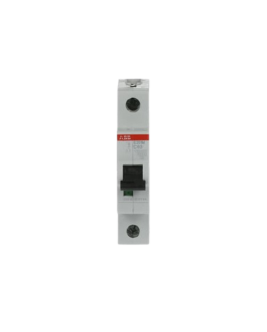ABB S201M-C63 LS-Schalter 1P 63A C-Charakteristik, 10 kA ABB S201M-C63 LS-Schalter 1P 63A C-Charakteristik, 10 kA