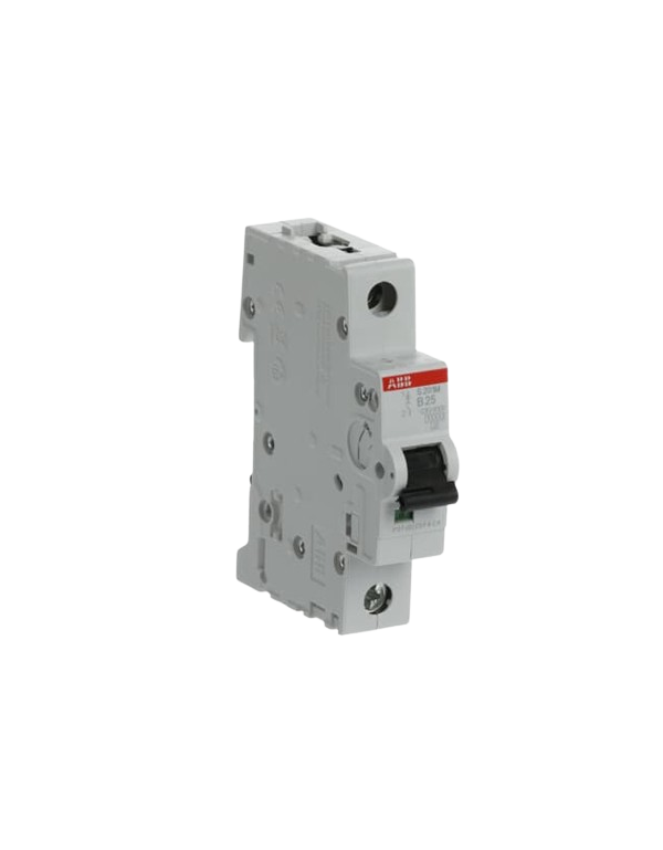 ABB S201M-B25 LS-Schalter 1P 25A B-Charakteristik, 10 kA ABB S201M-B25 LS-Schalter 1P 25A B-Charakteristik, 10 kA