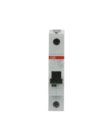 ABB S201M-B25 LS-Schalter 1P 25A B-Charakteristik, 10 kA ABB S201M-B25 LS-Schalter 1P 25A B-Charakteristik, 10 kA
