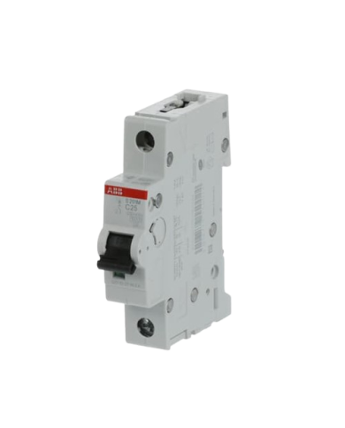 ABB S201M-C25 LS-Schalter 1P 25A C-Charakteristik, 10 kA ABB S201M-C25 LS-Schalter 1P 25A C-Charakteristik, 10 kA