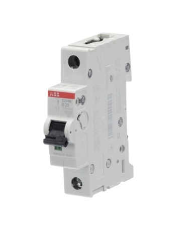 ABB S201M-B20 LS-Schalter 1P 20A B-Charakteristik, 10 kA ABB S201M-B20 LS-Schalter 1P 20A B-Charakteristik, 10 kA