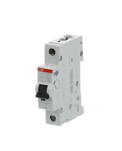 ABB S201M-C20 LS-Schalter 1P 20A C-Charakteristik, 10 kA ABB S201M-C20 LS-Schalter 1P 20A C-Charakteristik, 10 kA