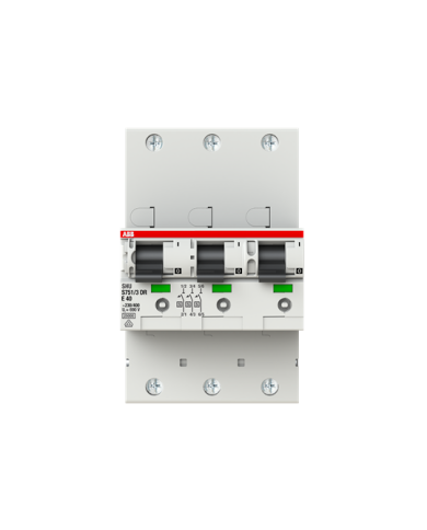 ABB S751/3DR-E40 Hauptsicherungsautomat, selektiv, 40 A, 3 x 1 polig ABB S751/3DR-E40 Hauptsicherungsautomat, selektiv, 40 A, 3 x 1 polig