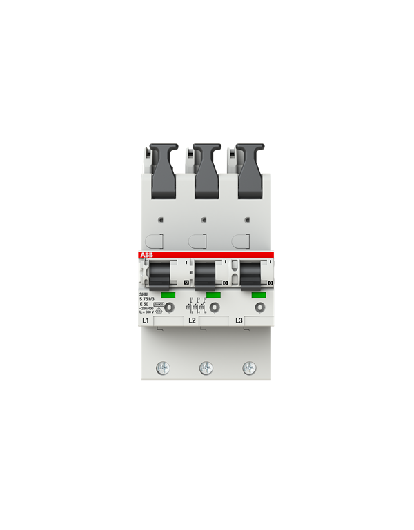 ABB S751/3-E50 selektiver Hauptsicherungsautomat, 50A, 3-Polig ABB S751/3-E50 selektiver Hauptsicherungsautomat, 50A, 3-Polig