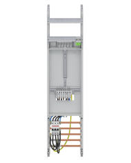 Striebel & John DF17U1B Komplettfeld 40A 1 Zähler, 24TE, BH3, 1-Feld, 16mm² Striebel & John DF17U1B Komplettfeld 40A 1 Zähler, 24TE, BH3, 1-Feld, 16mm²