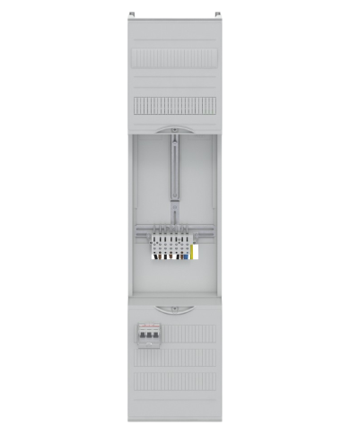 Striebel & John DF17U1B Komplettfeld 40A 1 Zähler, 24TE, BH3, 1-Feld, 16mm² Striebel & John DF17U1B Komplettfeld 40A 1 Zähler, 24TE, BH3, 1-Feld, 16mm²