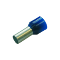 Haupa 270828 Isolierte Aderendhülsen 16 mm² DIN-Farbserie, Länge 18 mm, blau