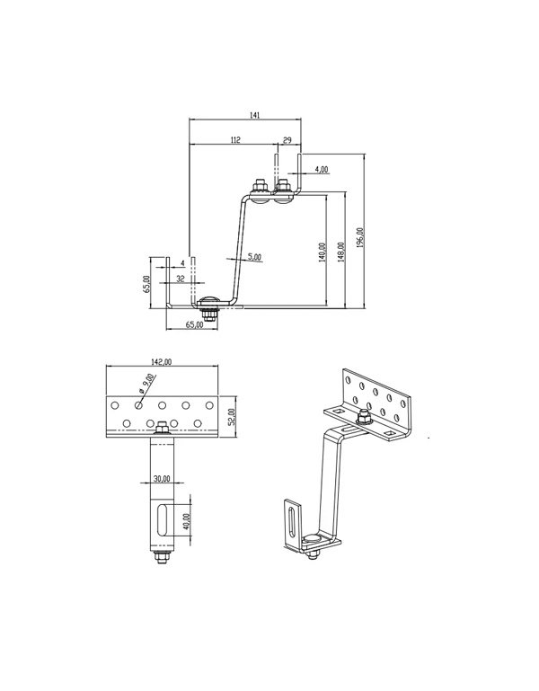 I'M SOLAR Befestigungshaken für Marseille-Fliesen |​ Alma Solar® Nr.1 für Solarmodule online
