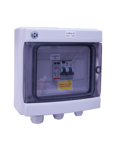 AC Box 14 kW einphasig 230VAC 63A für Photovoltaik-Anlage AC Box 14 kW einphasig 230VAC 63A für Photovoltaik-Anlage