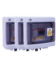 3er-Pack DC 25A - 1000 VDC-Boxen für 3 MPPT-Wechselrichter 3er-Pack DC 25A - 1000 VDC-Boxen für 3 MPPT-Wechselrichter