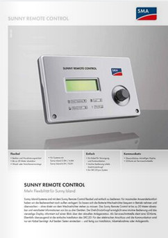 SMA Sunny Remote Control
