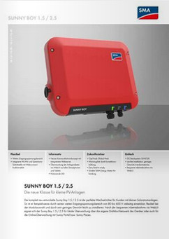 SMA SunnyBoy SB1.5 2.5 Wechselrichter