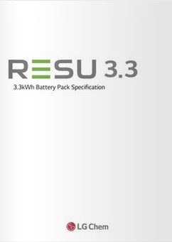 LG CHEM RESU 3.3 Batterie