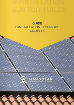 Solarmodule-Anlage auf Dachziegel 